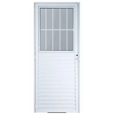 PORTA SOCIAL ALUMÍNI...